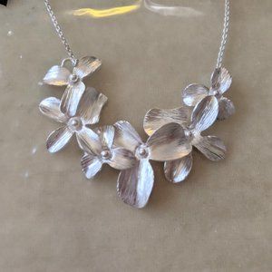 Silpada Garden Whimsey Flower Necklace - Sterling Silver - New in Bag